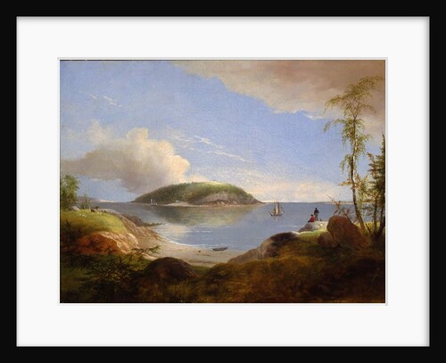 Souvenir of Bear Island, Maine, 1850 by Alvan Fisher