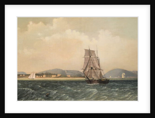 Off Mt. Desert Island, Maine, 1850 by Fitz Henry Lane