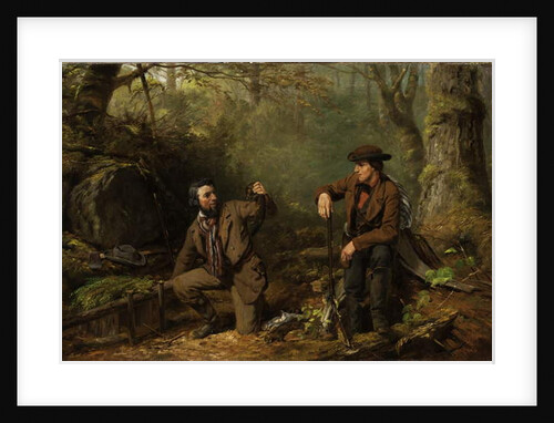 Mink Trapping Prime, 1862 by Arthur Fitzwilliam Tait