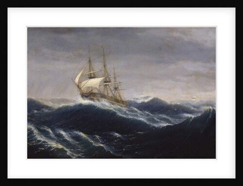 The Ship Ohio, 1829 by Thomas Birch