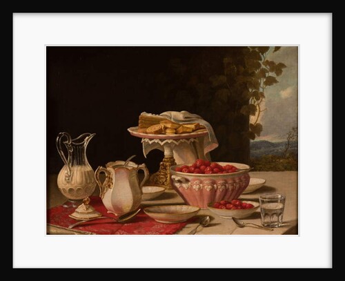 Strawberries and Cream, 1879 by John F. Francis