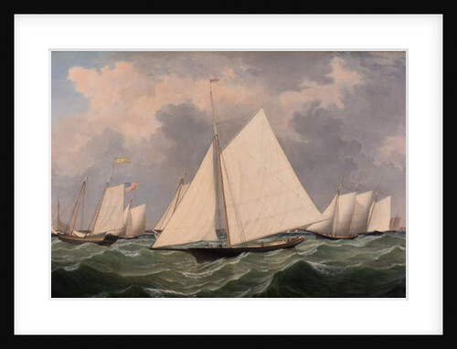 New York Yacht Club Regatta, 1856 by Fitz Henry Lane