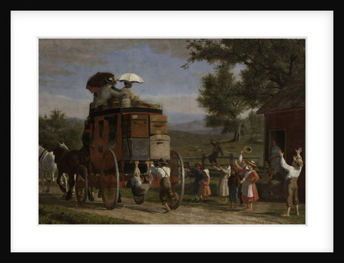 The Pemigewasset Coach, 1899 by Enoch Wood Perry