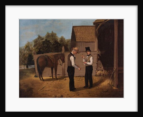 Bargaining for a Horse, 1850-1855 by Horace Bundy
