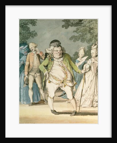 The Macaroni, 1774 by Samuel Hieronymous Grimm