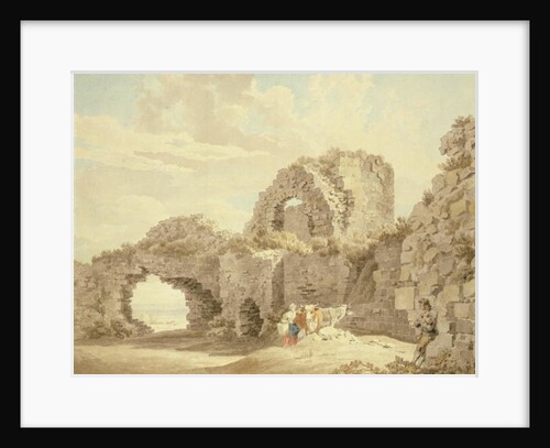 Ruins of Pevensey Castle by Michael Rooker