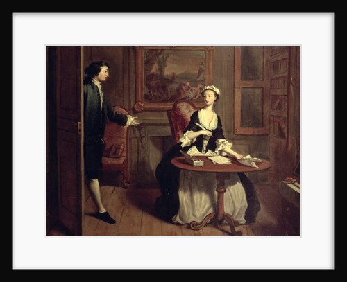 Mr. B. finds Pamela writing by Joseph Highmore