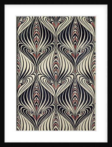 Design for a printed textile, 1928 by Douglas B. Cockerell