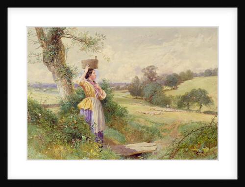 The Milkmaid, 1860 by Myles Birket Foster