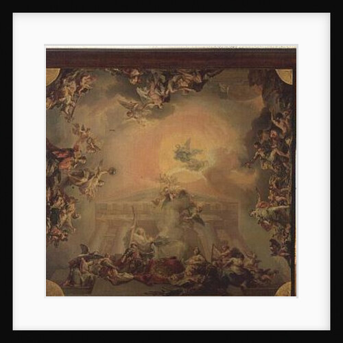 Sketch for a ceiling painting: The Institution of the Order of St Charles III by Vicente Lopez y Portana
