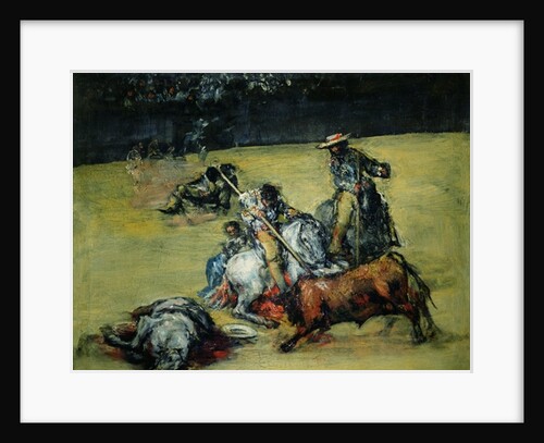 The Bullfight, c.1825 by Francisco Jose de Goya y Lucientes
