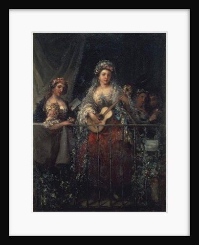 Ladies on a Balcony, 1862 by Eugenio Lucas Velazquez