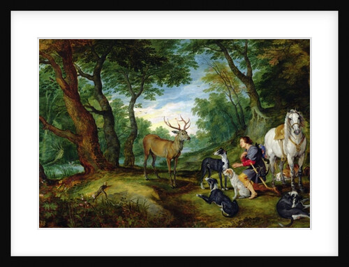 The Vision of St. Hubert, c.1620 by Jan & Rubens P.P. (1577-1640) Brueghel