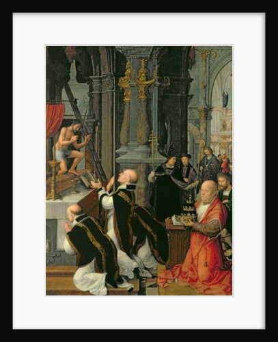 The Mass of St. Gregory by Adriaen Isenbrandt