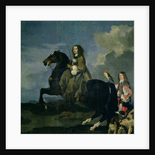 Christina of Sweden on Horseback, 1653 by Sebastien Bourdon