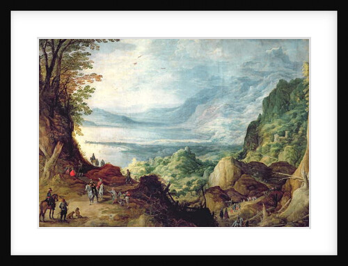 Landscape with Sea and Mountains by Joos de The Younger Momper