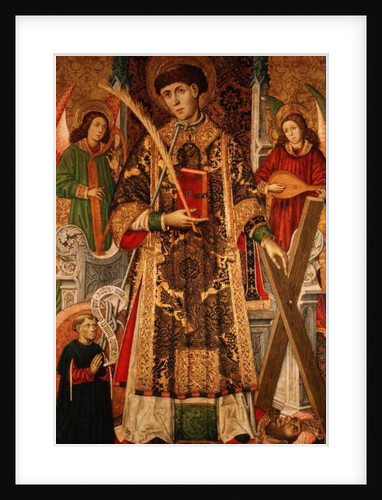 St. Vincent and a Donor by Master of Archbishop Dalmau of Mur