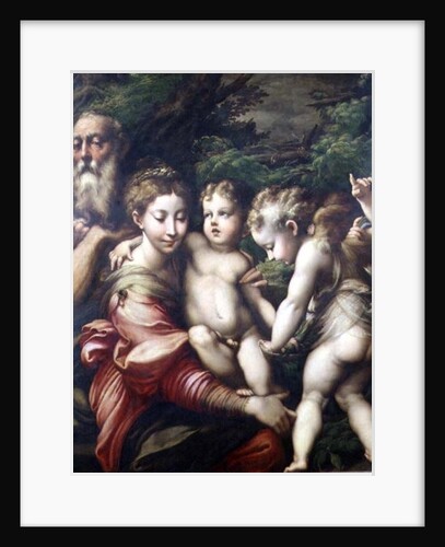 The Holy Family 1524 by Parmigianino