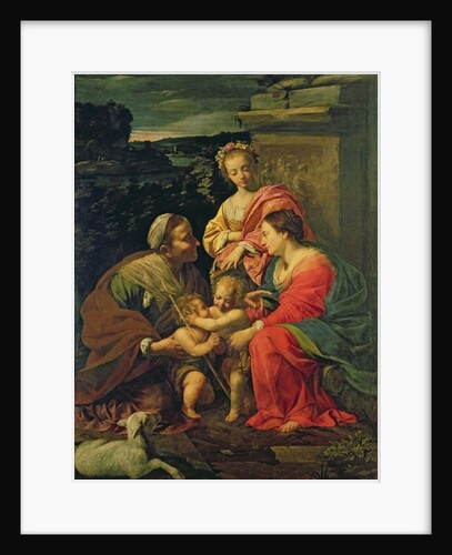 The Virgin and Child with St. Elizabeth, the Infant St. John and St. Catherine, c.1624-26 by Simon Vouet