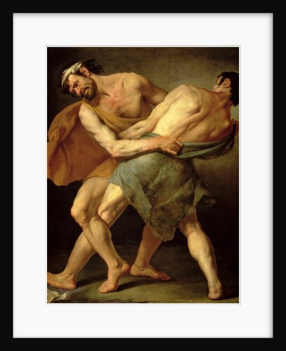 Two Wrestlers by Cesare Francazano