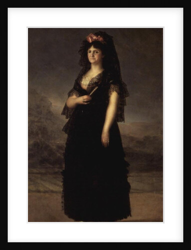 Queen Maria Luisa wearing a Mantilla, 1799 by Francisco Jose de Goya y Lucientes