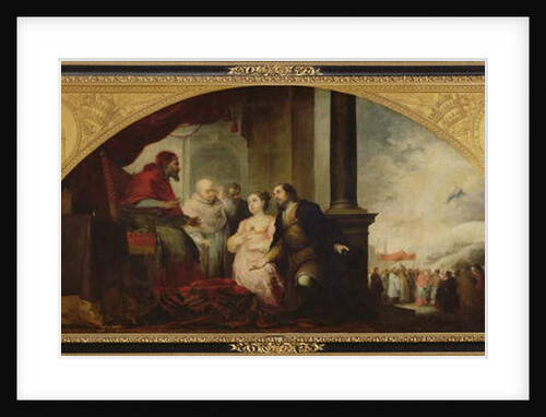 The Story of the Foundation of Santa Maria Maggiore in Rome: The Patrician Reveals his Dream to the Pope, c.1662-65 by Bartolome Esteban Murillo