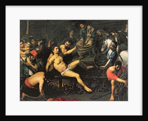 The Martyrdom of St. Lawrence, c.1621/22 by Valentin de Boulogne