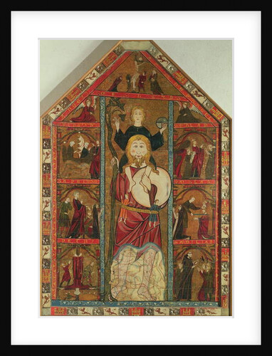 St. Christopher and the Infant Christ, The Deposition and Scenes from the Lives of the Saints by Master of the Castilian School