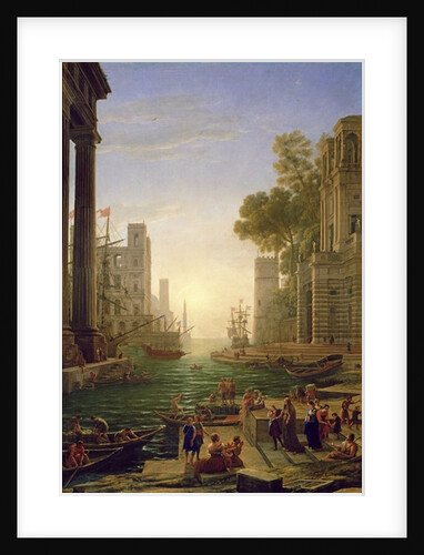 Embarkation of St. Paula Romana at Ostia, 1637-39 by Claude Lorrain