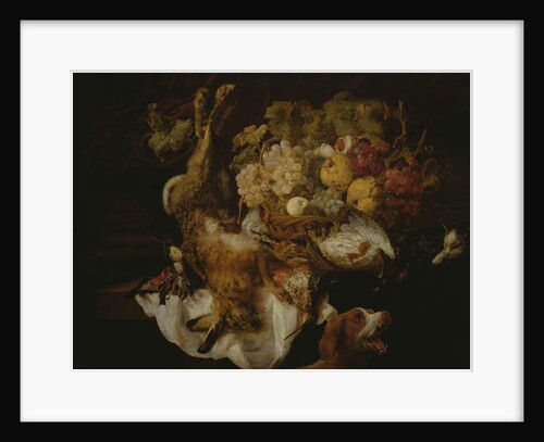 Still Life, with Dog by Jan Fyt