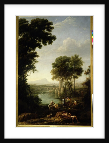 Landscape with the Finding of Moses by Claude Lorrain (1600-82)