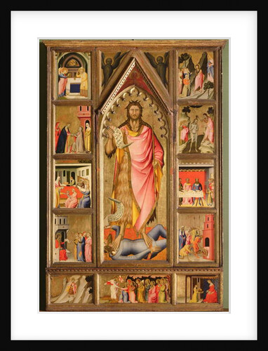 St. John the Baptist and scenes from his life by Giovanni di Niccolo del Biondo
