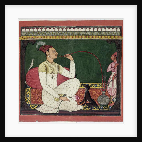 Raja Medini Pal, inscribed on the reverse in Takari characters 'bilauria medini pal', Basohli, Himachal Pradesh, Pahari School, 1735 by Indian School