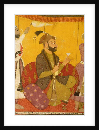 47.110/359 Gosain Narayan takes poison in the presence of Emperor Jahangir, Nurpur, Pahari School, 1725 by Indian School