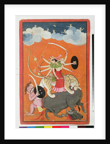 Mahishasuramardini by Indian School