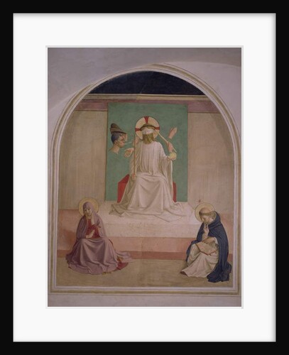 The Mocking of Christ with the Virgin and St. Dominic, 1442 by Fra Angelico