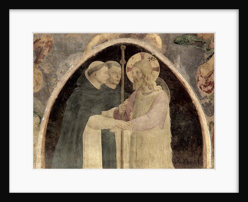 Christ Welcomes Two Dominican Friars by Fra Angelico