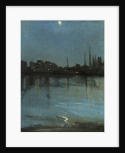 Battersea and the Thames from Chelsea, c.1890 by Theodore Roussel
