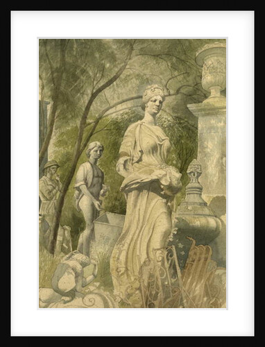 Garden Statues, 1955 by Osmund Caine