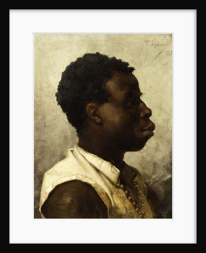 Portrait of a Young African, 1883 by Theophile Marie Francois Lybaert