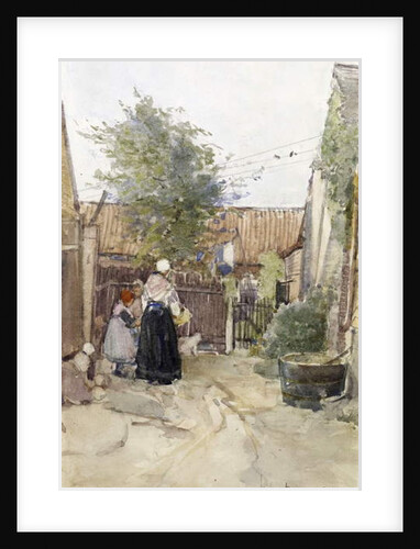 A Back Garden, Berck sur Mer, 1904 by Patty Townsend Johnson