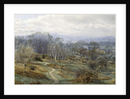 Hampstead Heath Looking Towards Harrow on the Hill, c.1880 by Edith Martineau