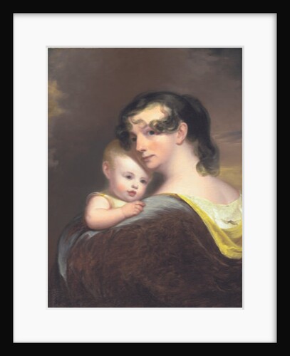 Portrait of Esther Fortune Warren and her daughter Hester, 1811 by Thomas Sully
