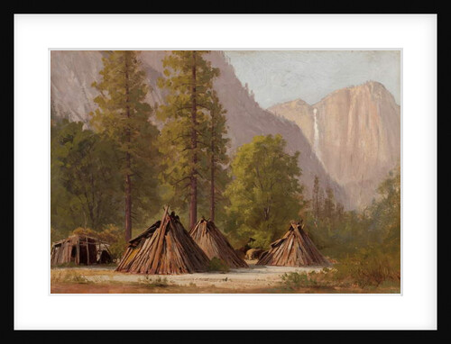 Yosemite Indian Village, 1874 by Raymond Dabb Yelland
