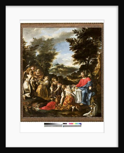 Christ Served by Angels, c.1650-1700 by Italian School