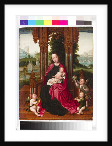 Madonna and Child with Angels, c.1510-20 by Adriaen Isenbrandt or Isenbrant