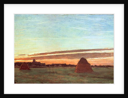 Haystacks at Chailly, 1865 by Claude Monet