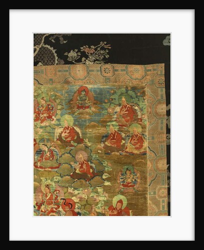 Detail of Third Panchen Lama Losan Penden Yeshe by School Tibetan