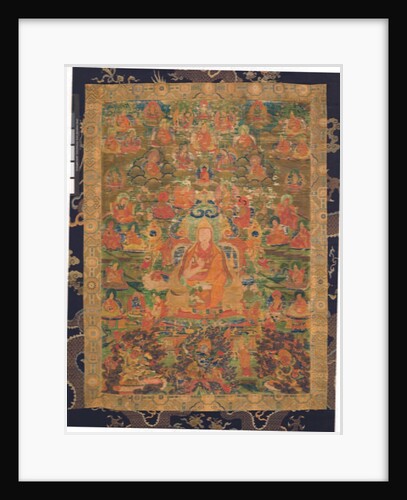 Third Panchen Lama Losan Penden Yeshe by School Tibetan