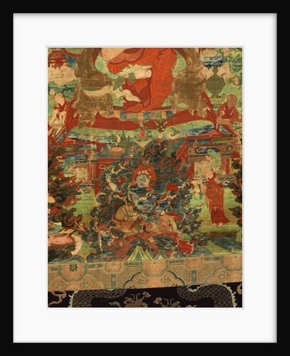 Detail of Third Panchen Lama Losan Penden Yeshe by School Tibetan